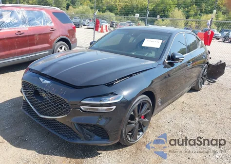 2022 Genesis G70 3.3T Awd из США, поврежденный, VIN KMTG54TE6NU096023